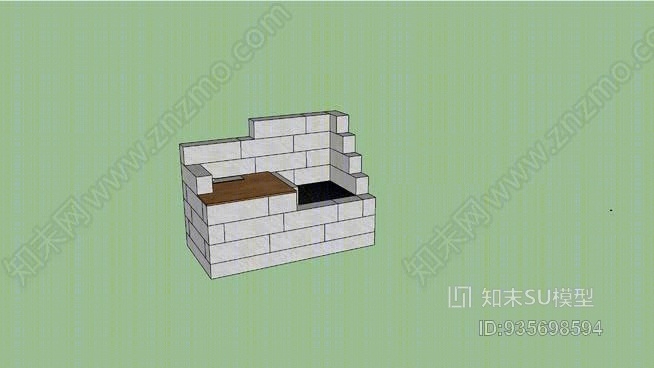 艾迪的壁炉/烧烤/烧烤SU模型下载【ID:935698594】