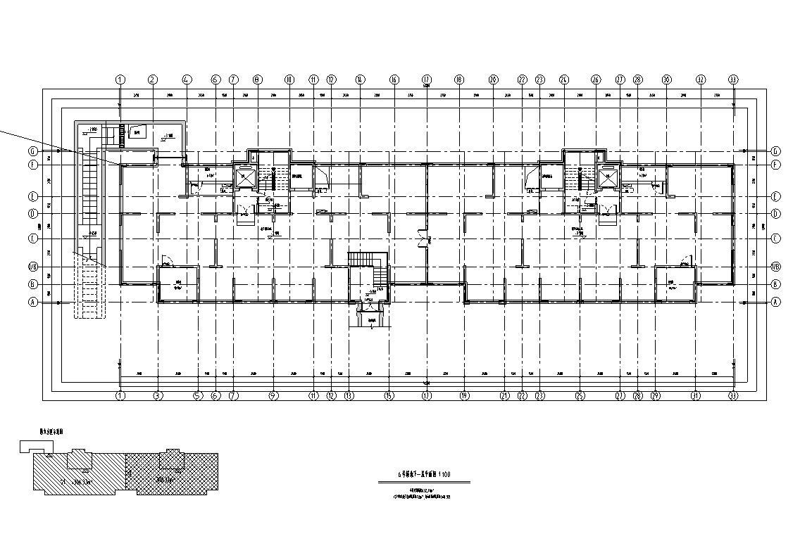 [上海]公共租赁住宅区建筑施工图设计（CAD）cad施工图下载【ID:149862151】