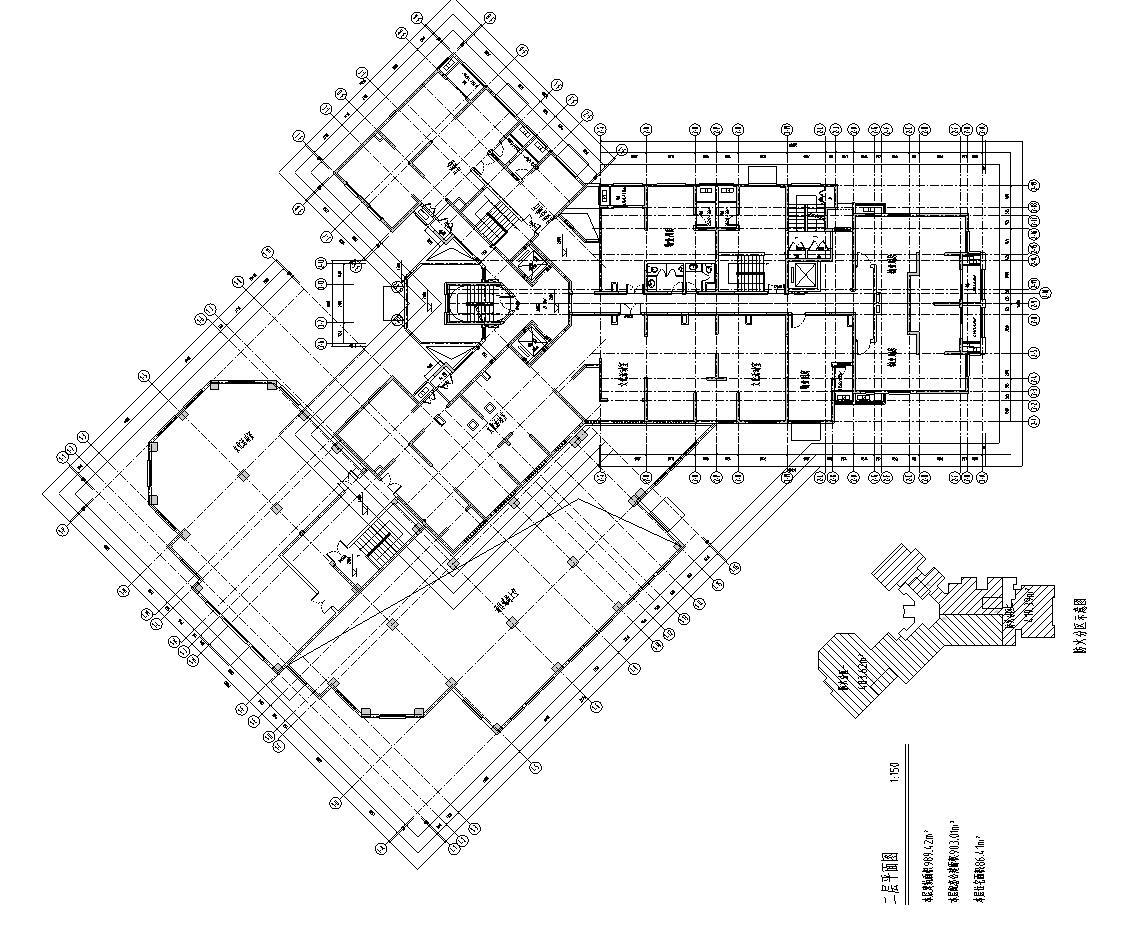 [上海]公共租赁住宅区建筑施工图设计（CAD）cad施工图下载【ID:149862151】