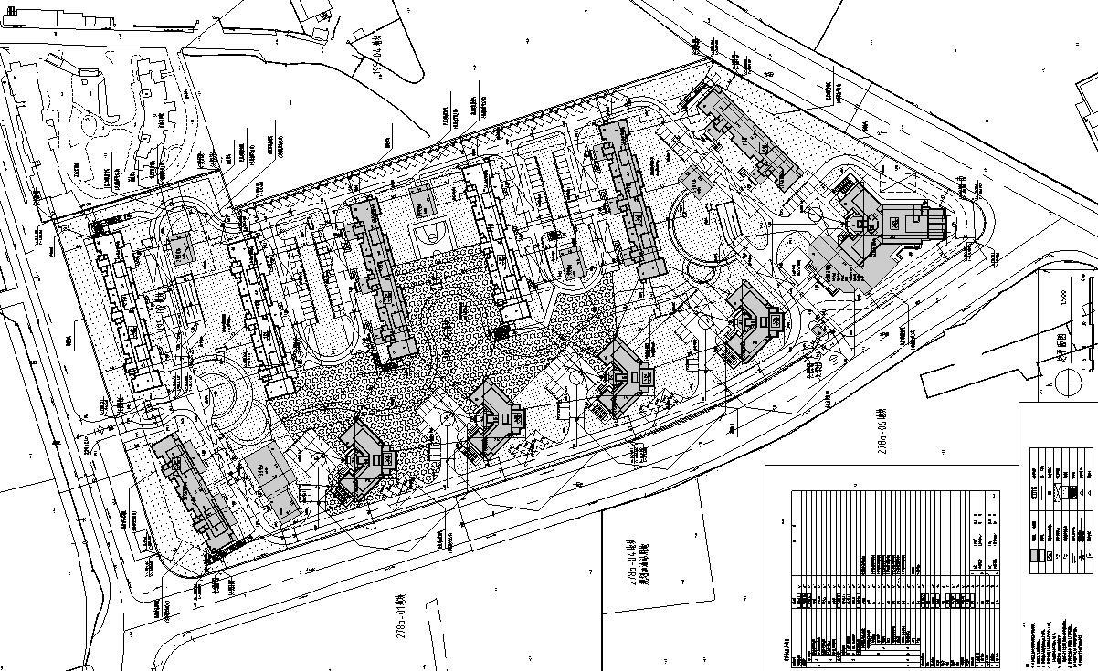 [上海]公共租赁住宅区建筑施工图设计（CAD）cad施工图下载【ID:149862151】
