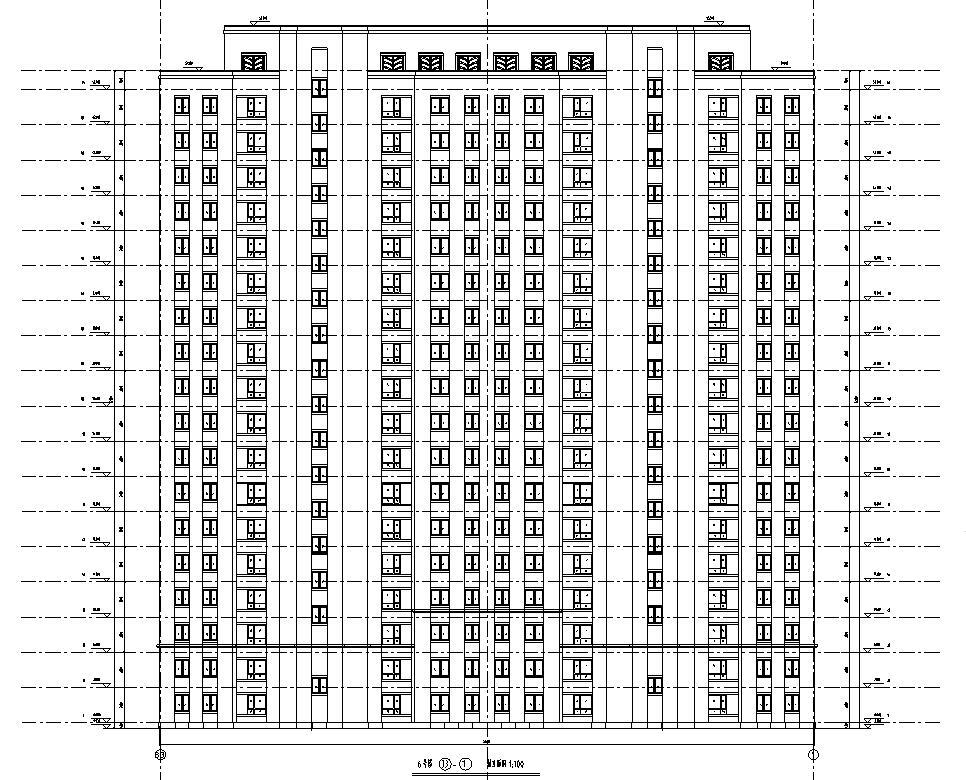 [上海]公共租赁住宅区建筑施工图设计（CAD）cad施工图下载【ID:149862151】