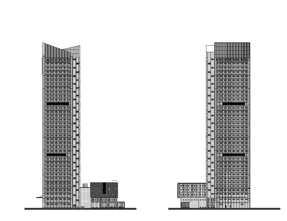 [江苏]南通行政办公楼国贸建筑施工图设计（同济大学建...施工图下载【ID:149933154】