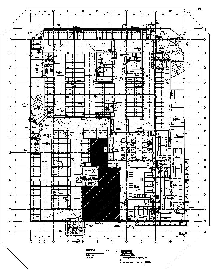 [江苏]南通行政办公楼国贸建筑施工图设计（同济大学建...cad施工图下载【ID:164873155】