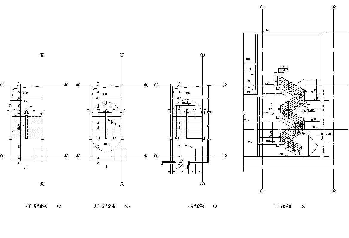 [江苏]南通行政办公楼国贸建筑施工图设计（同济大学建...cad施工图下载【ID:164873155】