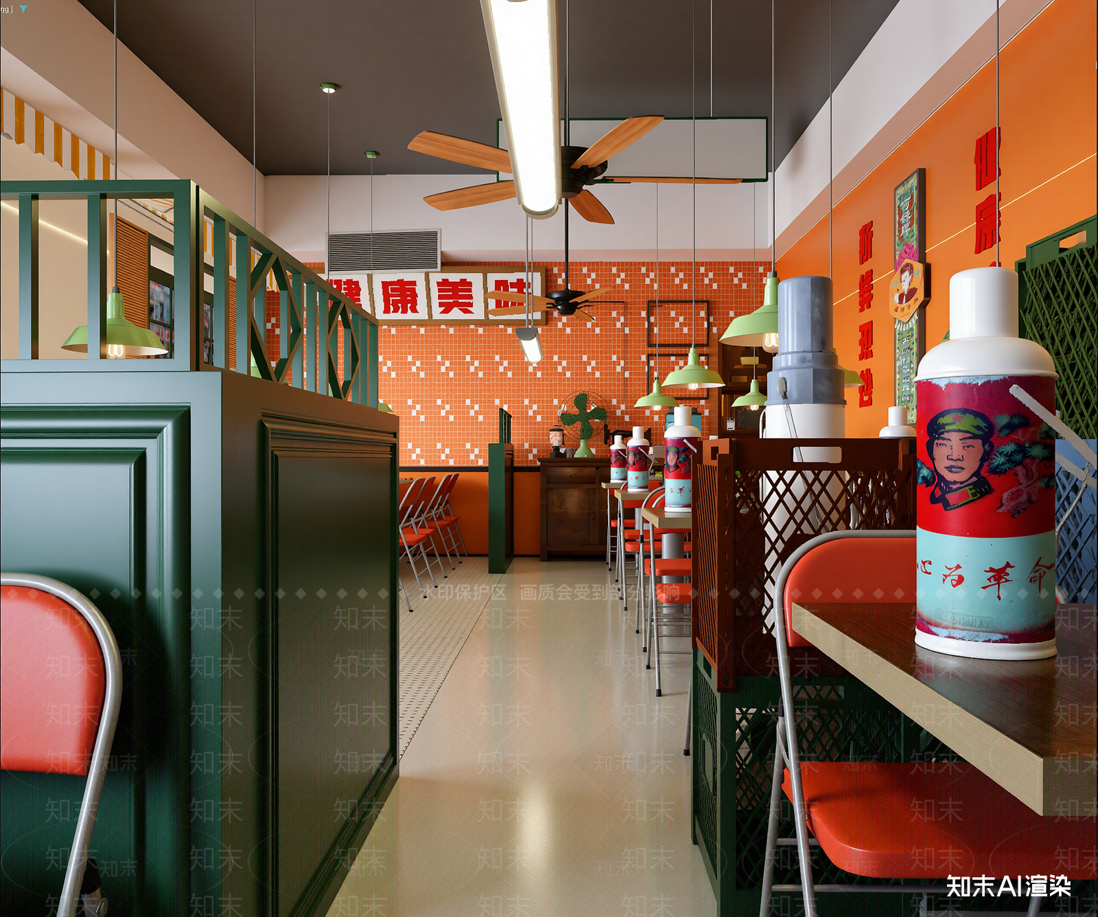 快餐店3D模型下载【ID:1213962181】