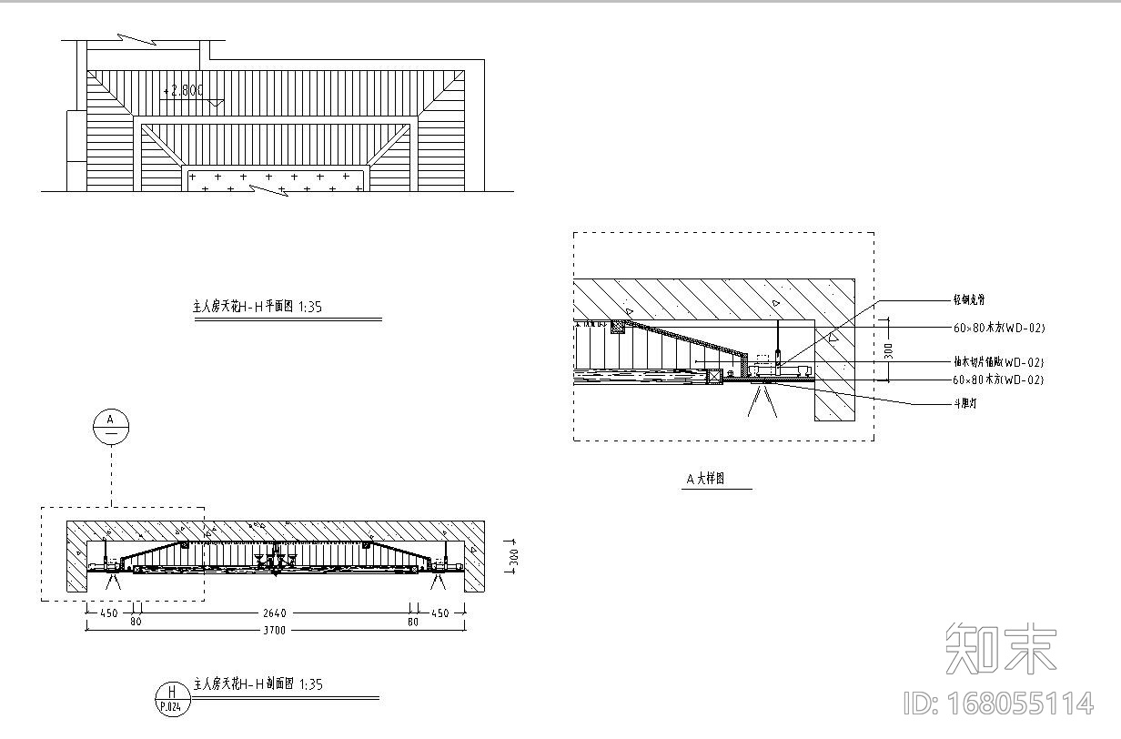 东南亚风格居住区室内施工图设计（CAD+效果图）施工图下载【ID:168055114】