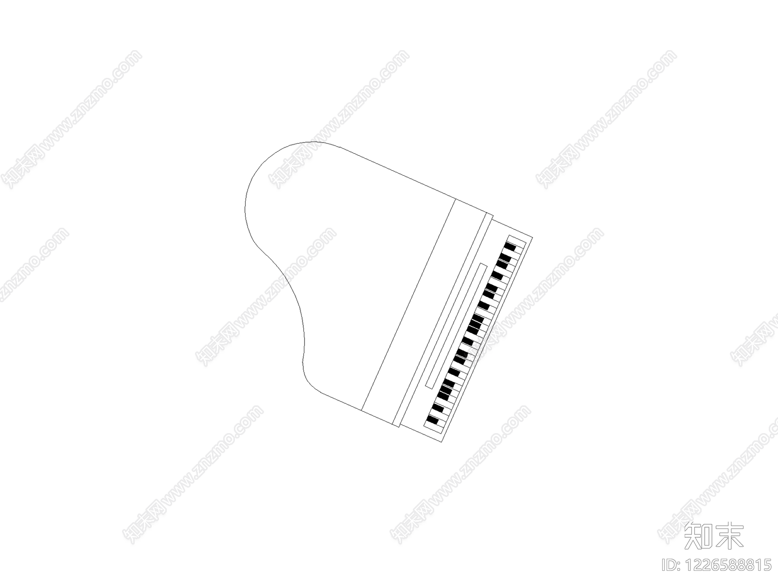现代桌子CAD图纸