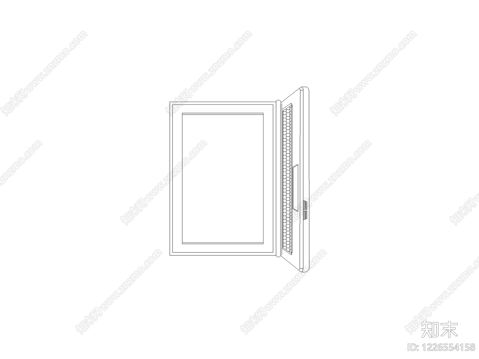 外门系统cad施工图下载【ID:1226554158】