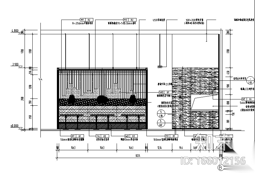 [上海]味千拉面餐饮空间设计施工图（附效果图）cad施工图下载【ID:166012156】