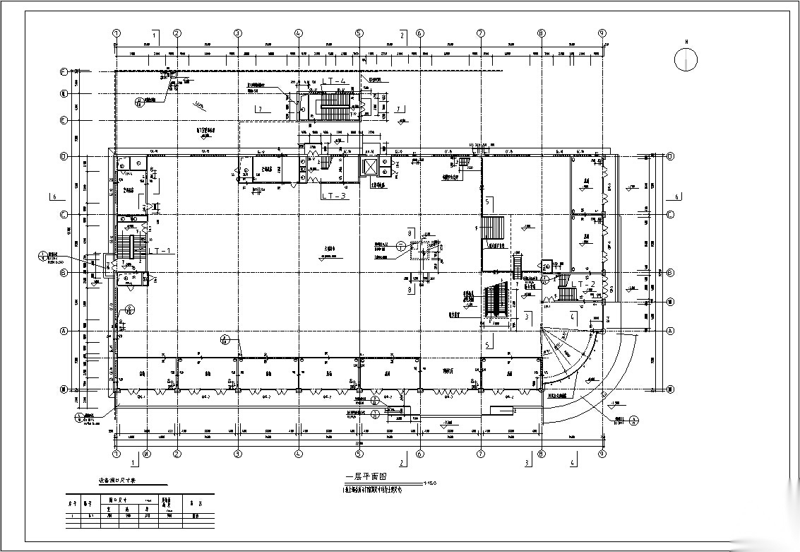 现代多层购物中心商业建筑设计施工图CADcad施工图下载【ID:151452127】