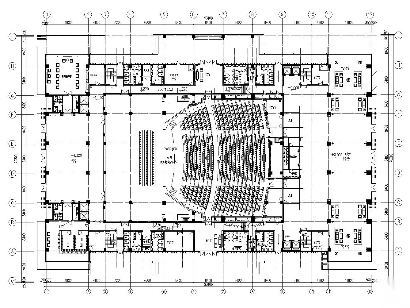 京杭之心扬州会议中心施工图·附设计方案——金螳螂设计施工图下载【ID:160712175】