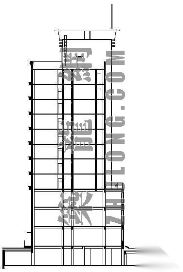 某高层公寓建筑施工图cad施工图下载【ID:149854182】