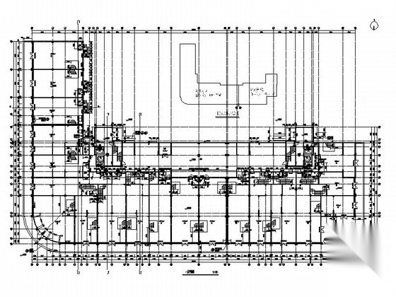 [湖北]高层塔楼式框架剪力墙结构住宅建筑施工图cad施工图下载【ID:168089191】