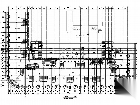 [湖北]高层塔楼式框架剪力墙结构住宅建筑施工图cad施工图下载【ID:168089191】