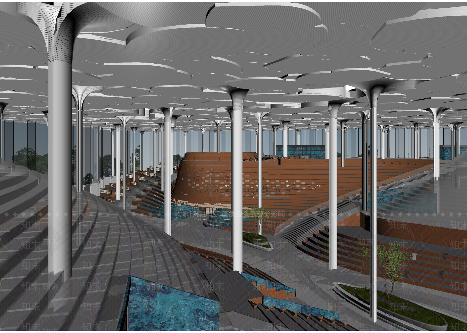 现代科技展厅3D模型下载【ID:1215185115】
