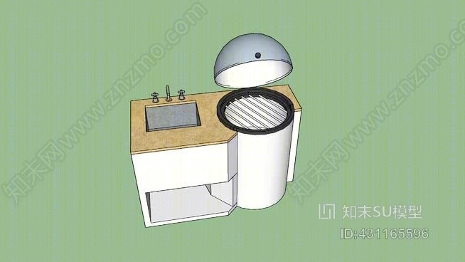 烧烤SU模型下载【ID:431165596】