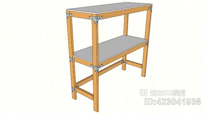 汽车车库货架SU模型下载【ID:423041938】