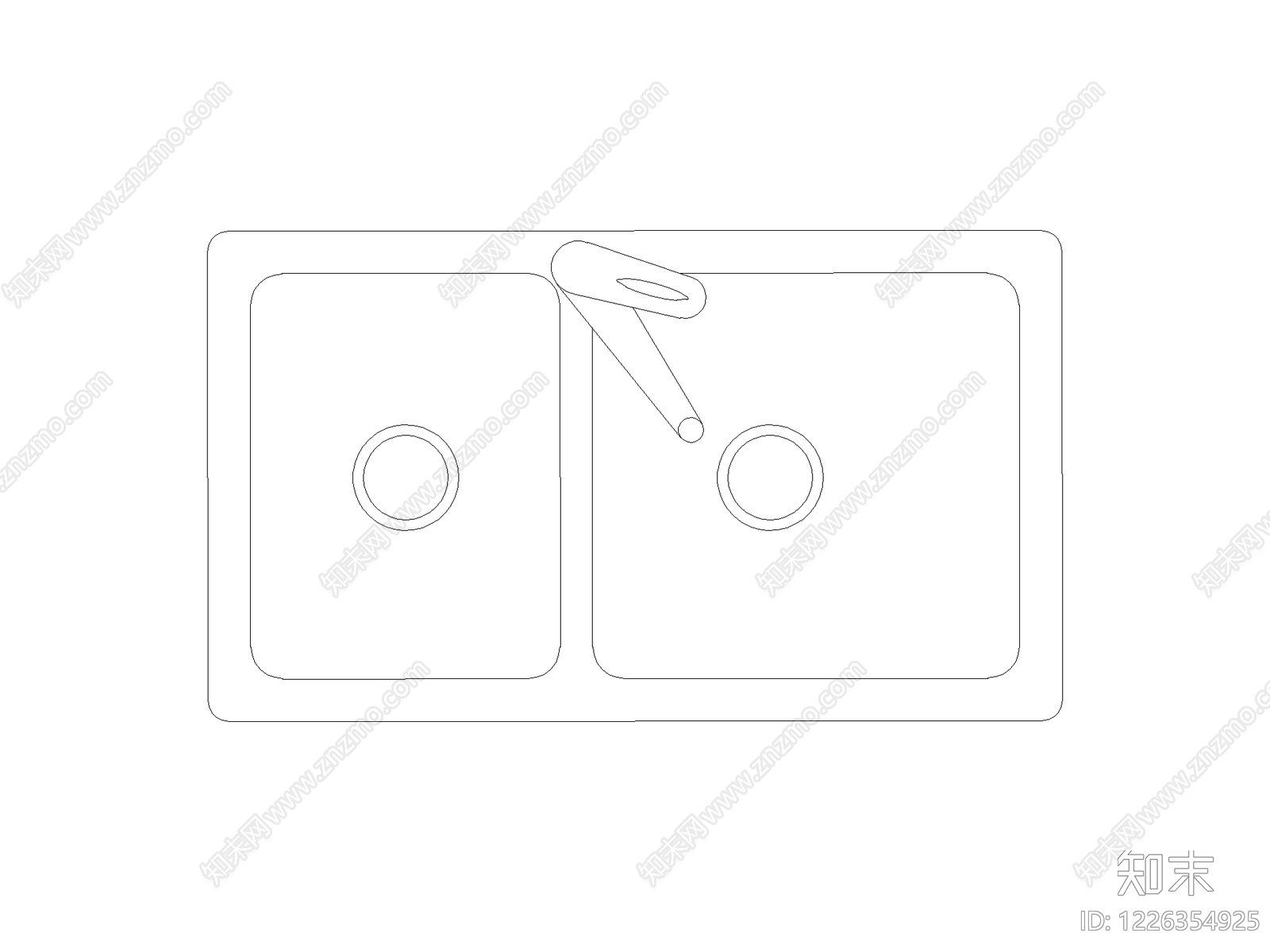厨房设施cad施工图下载【ID:1226354925】