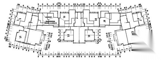 [广东]某商住小区十层商住楼建筑、结构、电气、给排水、...cad施工图下载【ID:167214149】