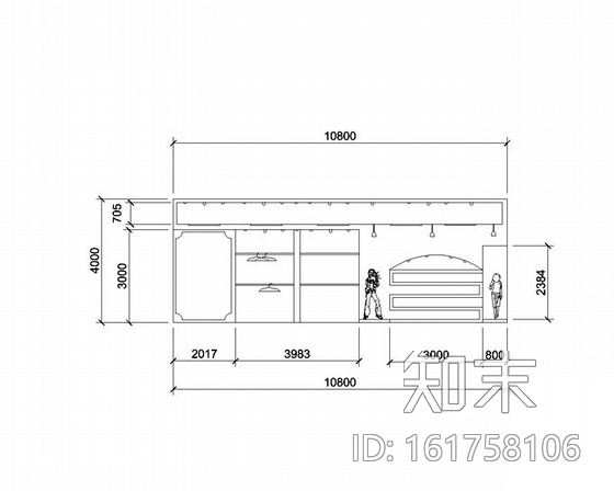 某服装店设计图cad施工图下载【ID:161758106】