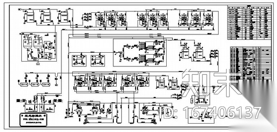 45吨每小时反渗透工艺图cad施工图下载【ID:167406137】
