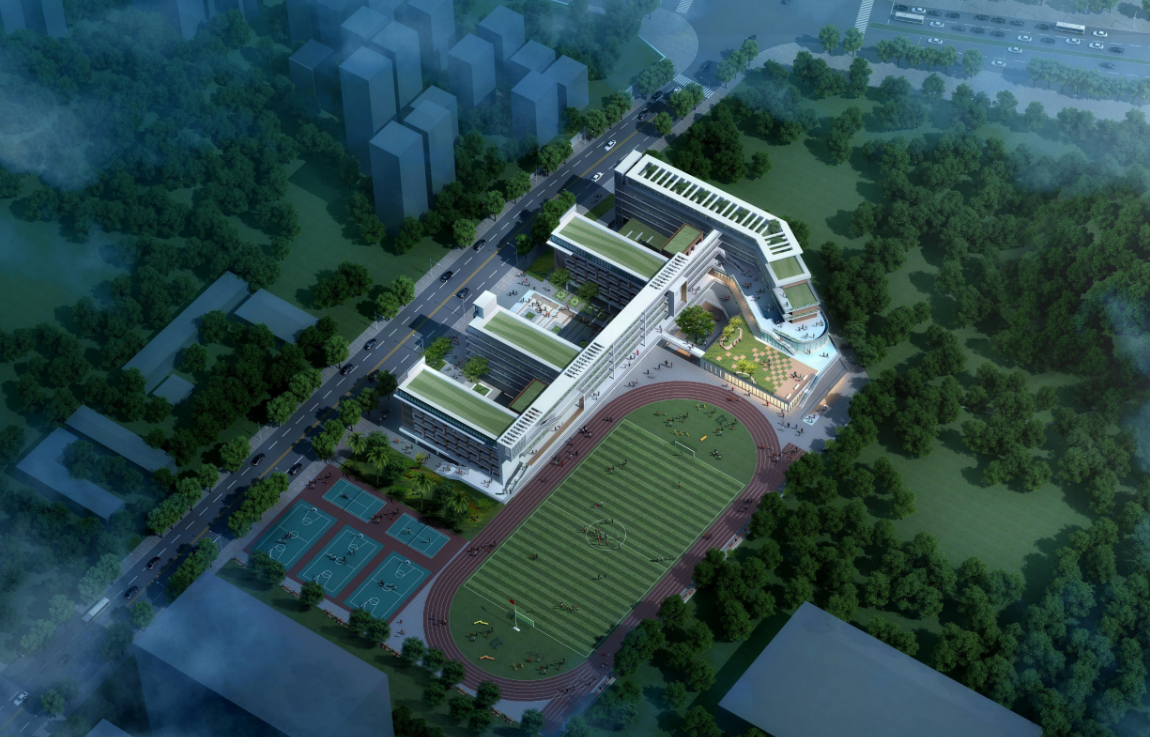 坂田第二初级中学方案设计施工图下载【ID:151560113】