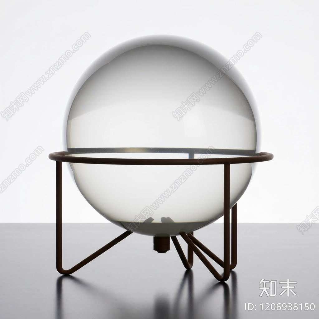 球形落地灯3D模型下载【ID:1206938150】