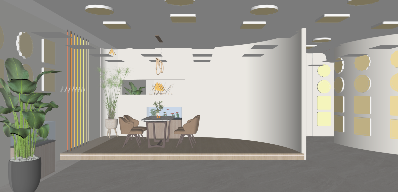 现代家居专卖店SU模型下载【ID:1216022171】