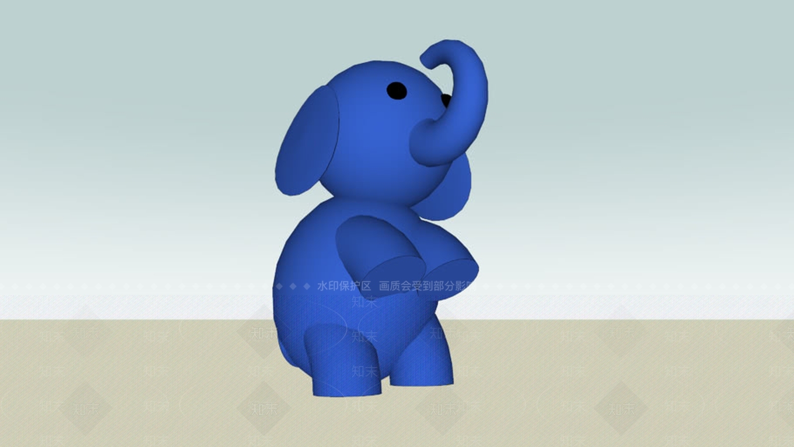小象玩具SU模型下载【ID:1162235019】