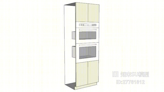 玄关柜SU模型下载【ID:27761812】