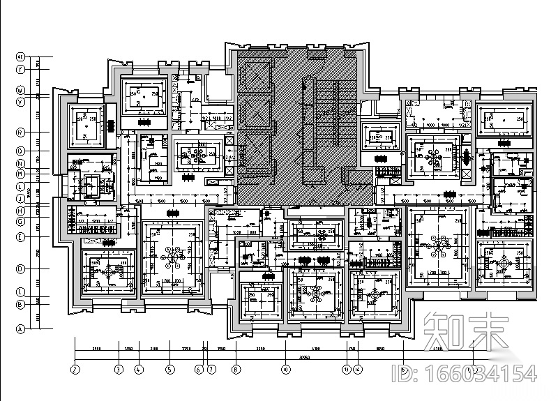 [天津]美式工业风住宅设计施工图（附效果图）cad施工图下载【ID:166034154】