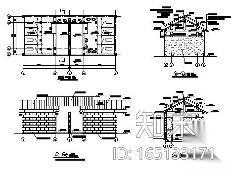 [杭州]某老年活动中心环境设计施工图cad施工图下载【ID:165133171】