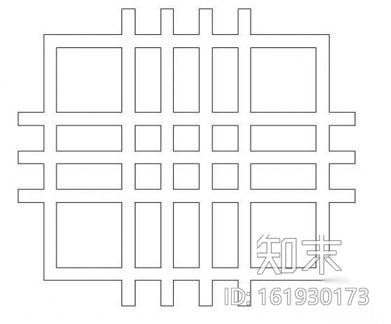 中式天花cad施工图下载【ID:161930173】