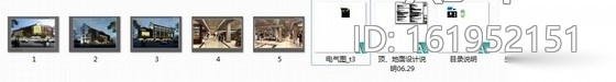 [浙江]某假日酒店卖场及外立面装修施工图（含效果）cad施工图下载【ID:161952151】