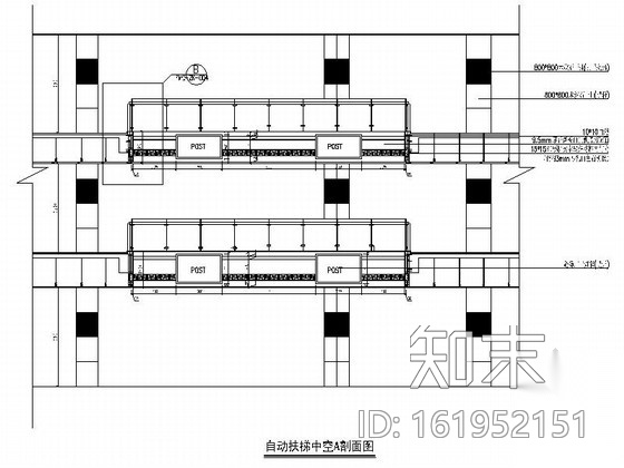 [浙江]某假日酒店卖场及外立面装修施工图（含效果）cad施工图下载【ID:161952151】