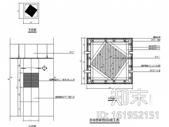 [浙江]某假日酒店卖场及外立面装修施工图（含效果）cad施工图下载【ID:161952151】