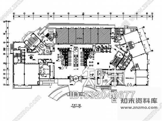施工图大连品牌酒店大堂室内装修施工图含效果施工图下载【ID:532046677】