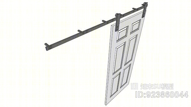 谷仓门SU模型下载【ID:923860044】