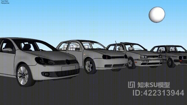 汽车大众汽车SU模型下载【ID:422313944】