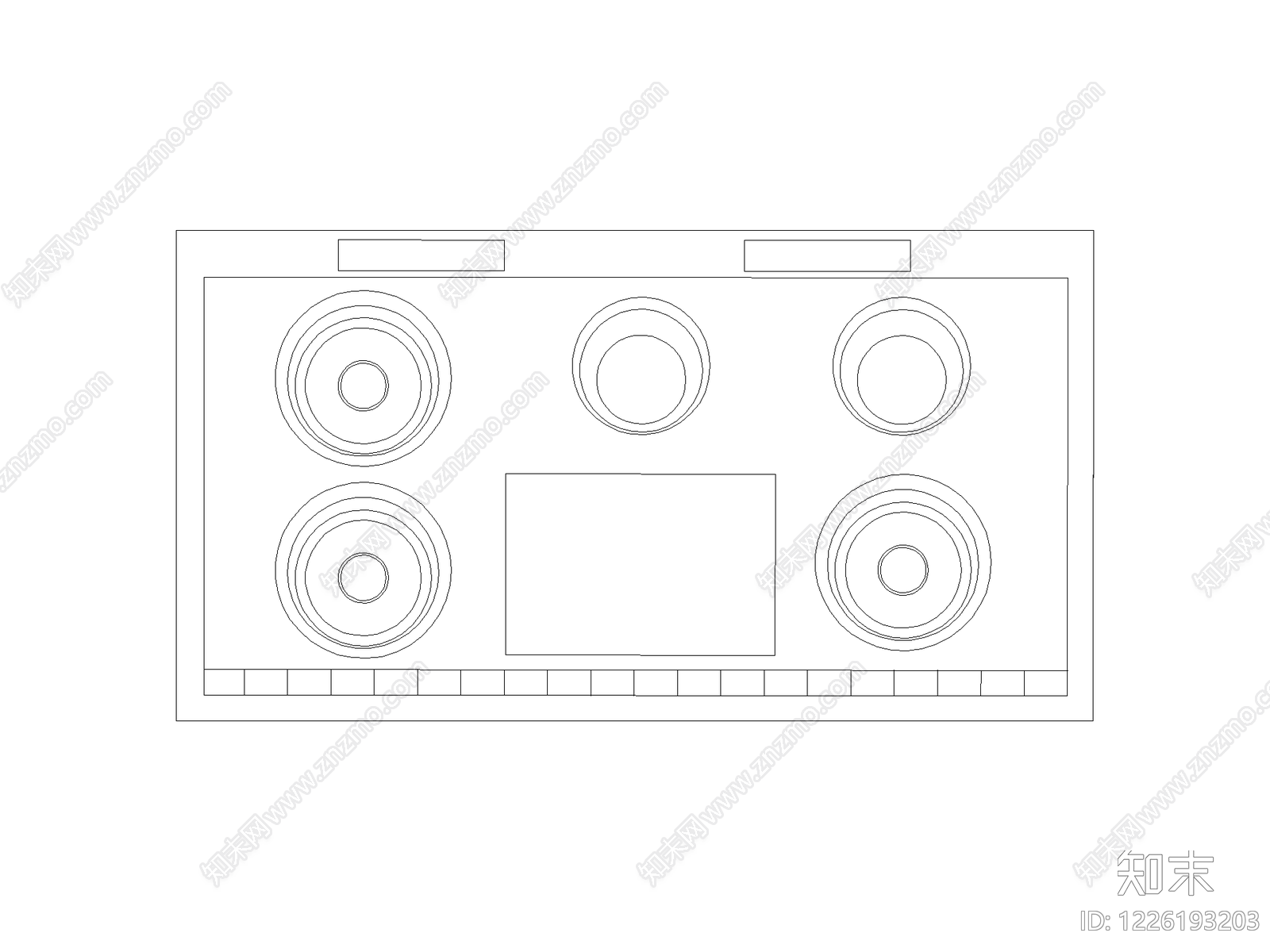 厨房设施cad施工图下载【ID:1226193203】
