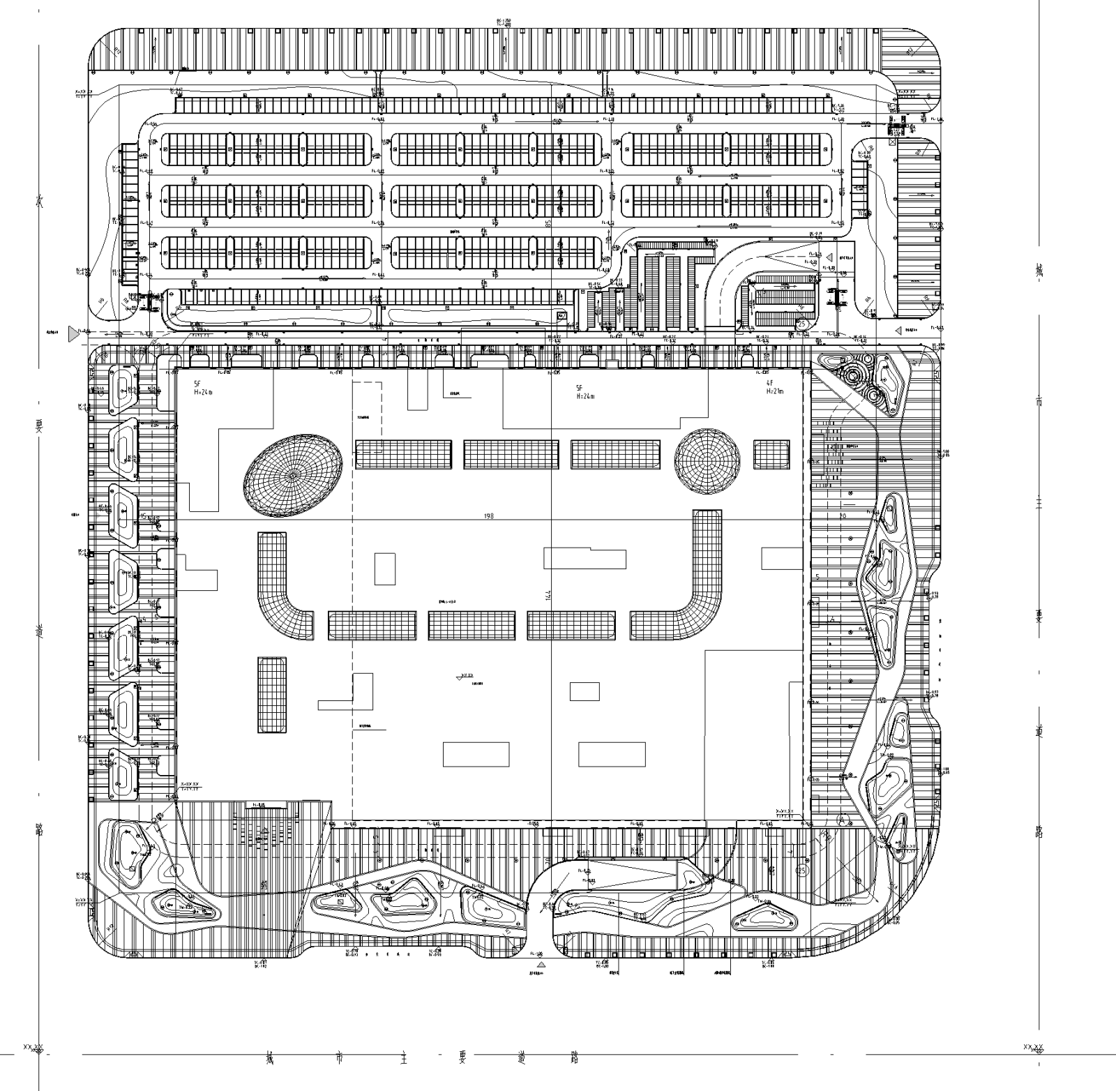 某知名城市商业综合体及各节点详图施工图（CAD）cad施工图下载【ID:151439138】