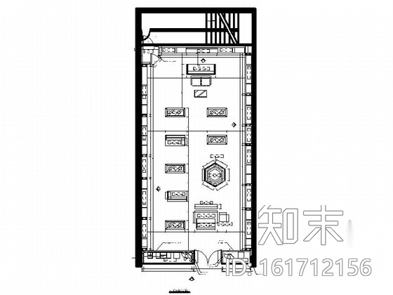 [重庆]高档现代时尚男装专卖店装修施工图（含效果）cad施工图下载【ID:161712156】