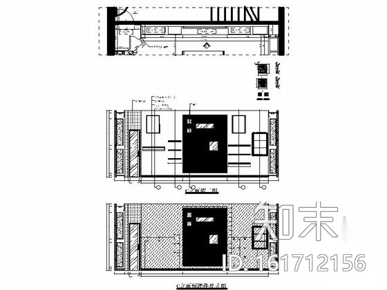 [重庆]高档现代时尚男装专卖店装修施工图（含效果）cad施工图下载【ID:161712156】