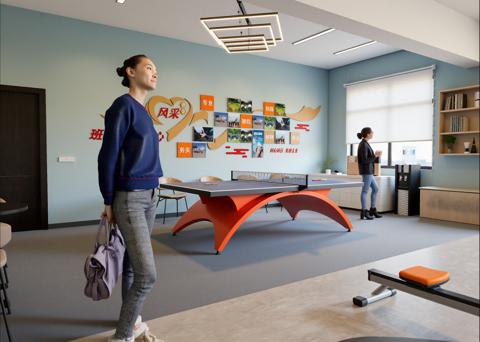 现代乒乓球室3D模型下载【ID:1215046760】