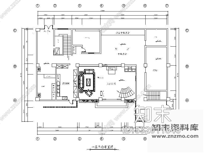 施工图晋江某酒楼餐饮装饰施工图cad施工图下载【ID:532011548】