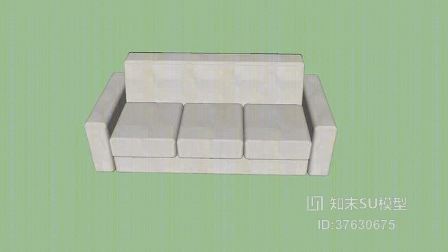 多人沙发SU模型下载【ID:37630675】