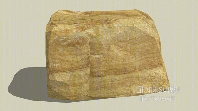 石头SU模型下载【ID:47698007】