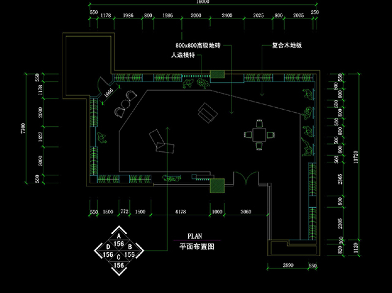 服装店CAD素材cad施工图下载【ID:149644188】