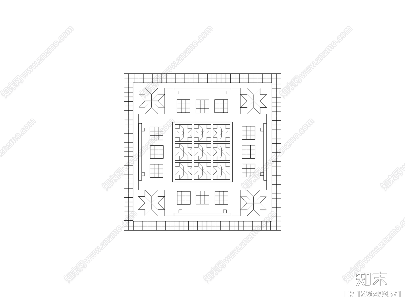 外立面装饰构件CAD图纸