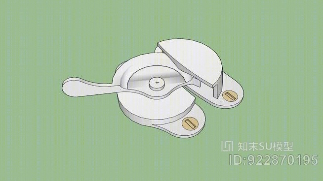 窗锁SU模型下载【ID:922870195】